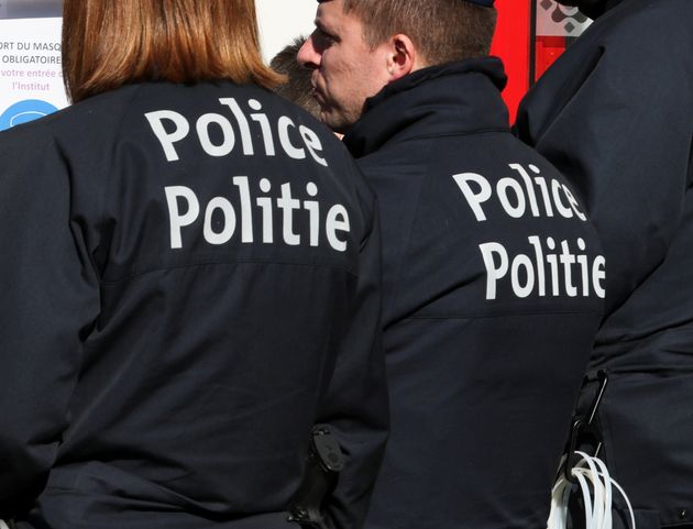 Des officiers de police à Bruxelles