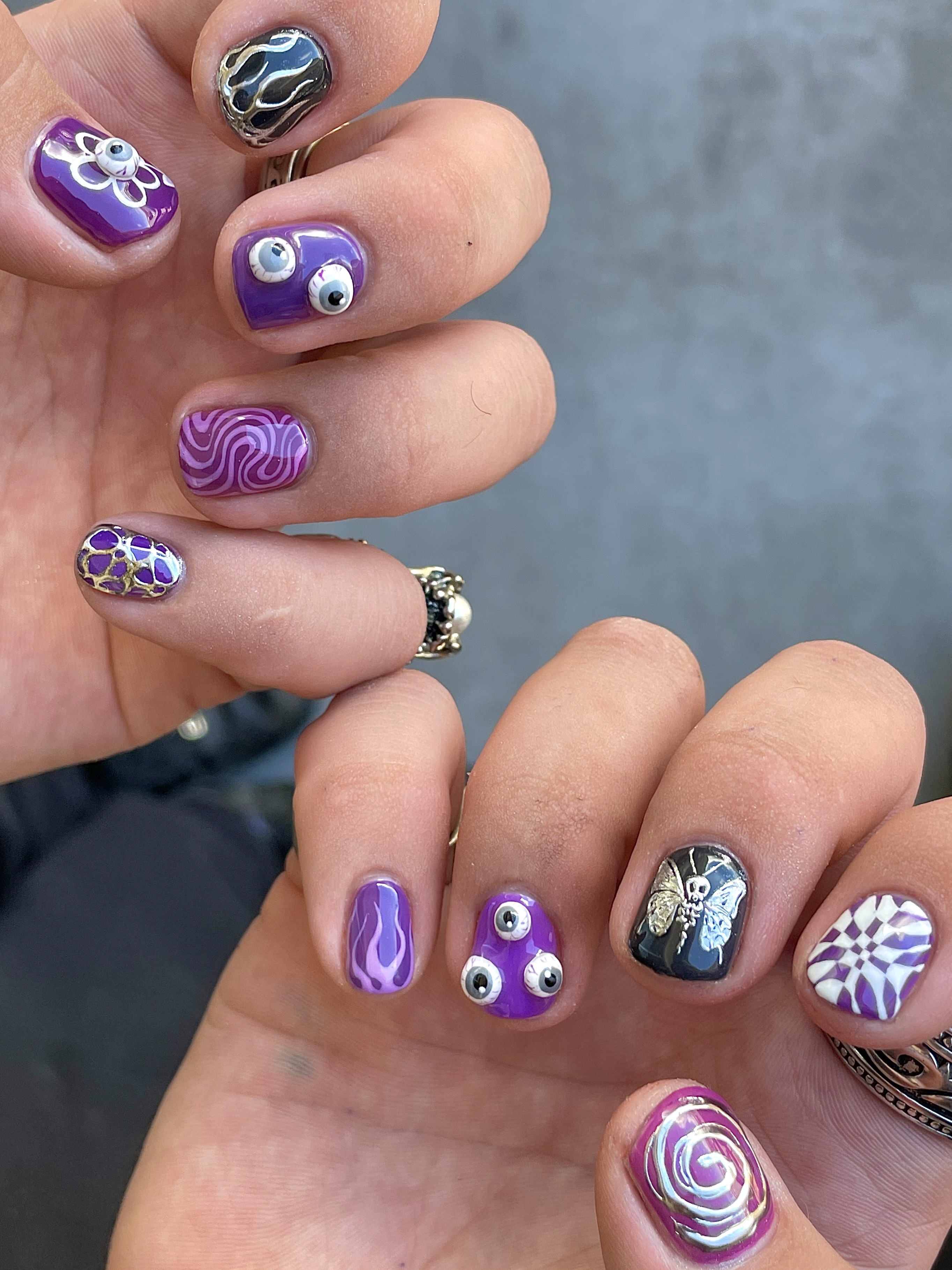 Man lets girlfriend practice her nail art skills on him - See Pictures |  Trending & Viral News