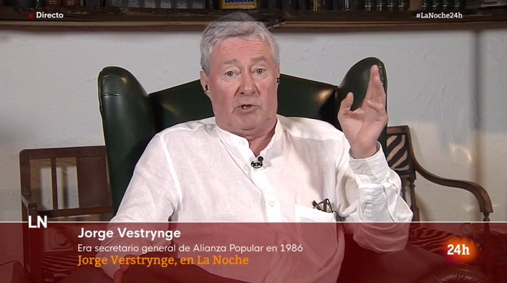 Jorge Verstrynge en 'La noche en 24 horas'.