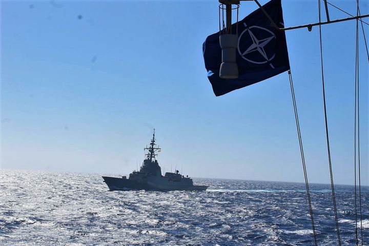 Φωτογραφία αρχείου: Άσκηση του ΝΑΤΟ στο Αιγαίο με τη συμμετοχή του ελληνικού πολεμικού ναυτικού