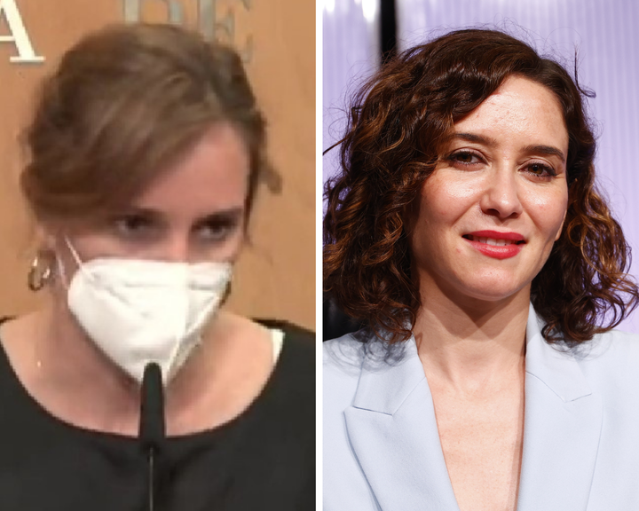 Mónica García e Isabel Díaz Ayuso.