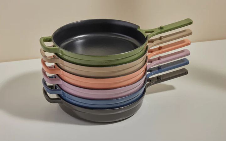 The cast iron Always Pan in seven colour ways (we can't choose between them).