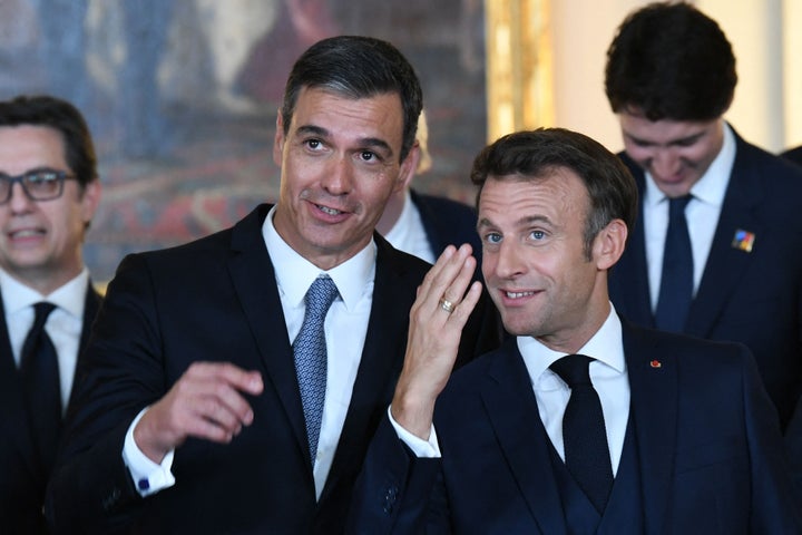 Sánchez y Macron, en la antesala de la cumbre de la OTAN.