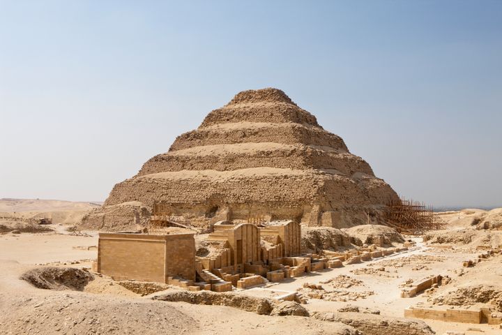 Saqqara Step Pyramid of Pharaoh Djoser, Saqqara, Egypt