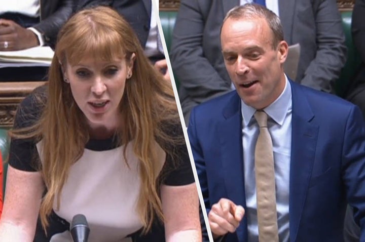 Rayner and Raab spar at PMQs