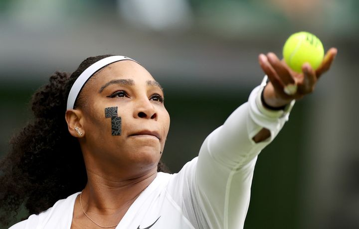 Serena Williams during this year's Wimbledon