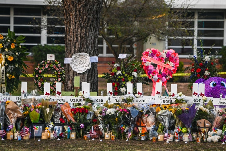 Texas police have faced angry questions over why it took so long to confront the gunman. Video taken outside the school showed desperate parents begging officers to storm the school.