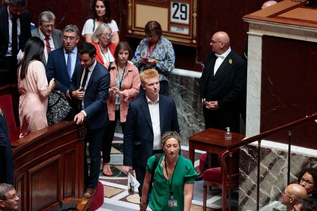 Des membres de la Nupes, à l'Assemblée nationale, le 29 juin