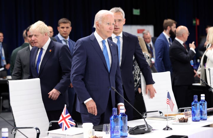 Boris Johnson y Joe Biden