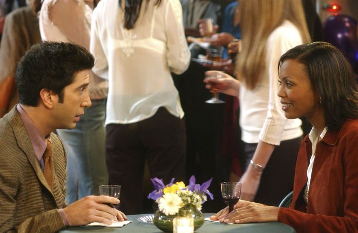 Aisha Tyler (right) played one of the few recurring characters of color.