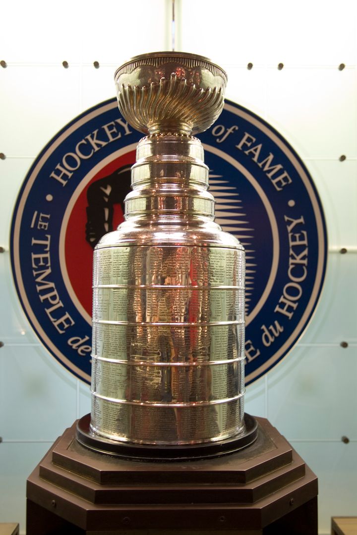 The Stanley Cup trophy mistakenly arrived at a Denver couple's home on Tuesday.
