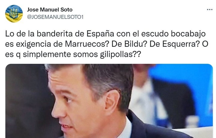 Oskar Matute responde a este tuit de José Manuel Soto.