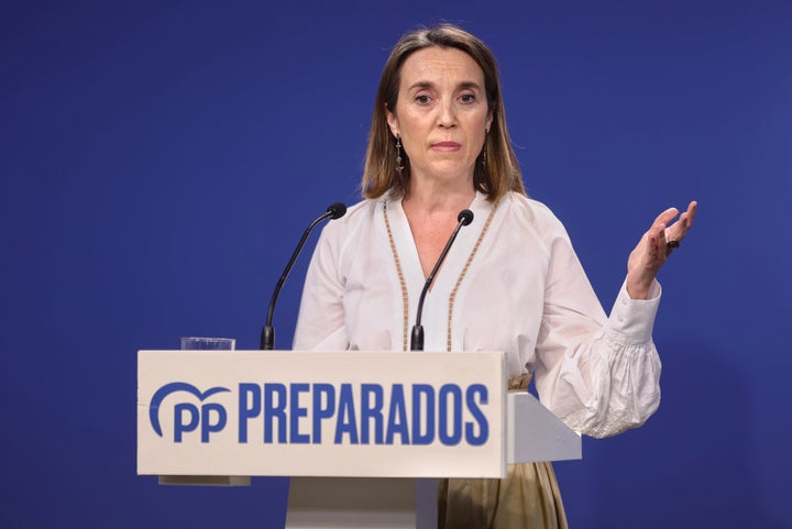 La secretaria general del PP, Cuca Gamarra.