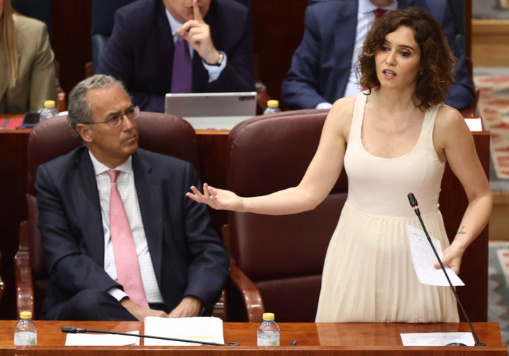 Enrique Ossorio e Isabel Díaz Ayuso.