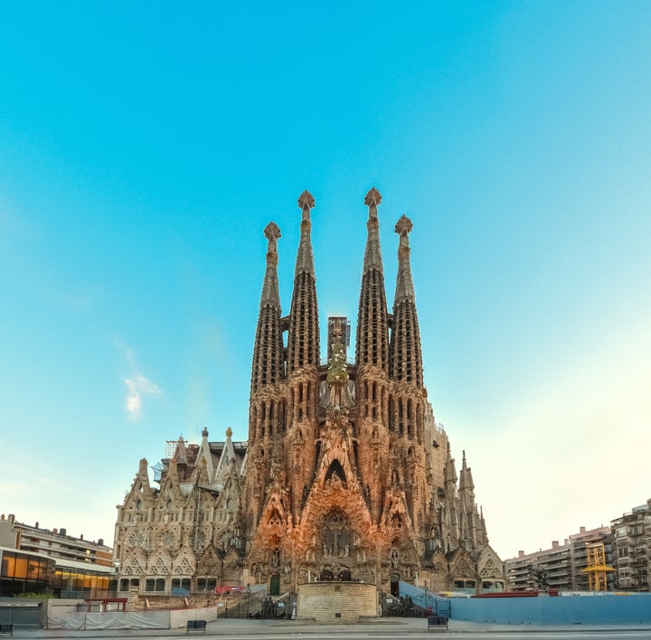 La Sagrada Familia de Barcelona.