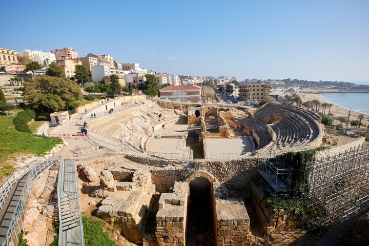 El anfiteatro romano de Tarragona.