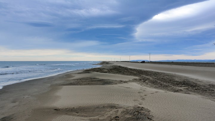 La playa del Trabucador, en el delta del Ebro.