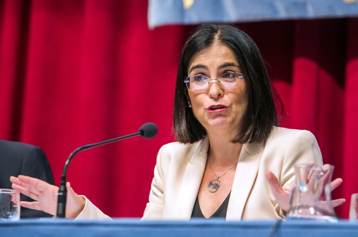 La ministra de Sanidad, Carolina Darias.