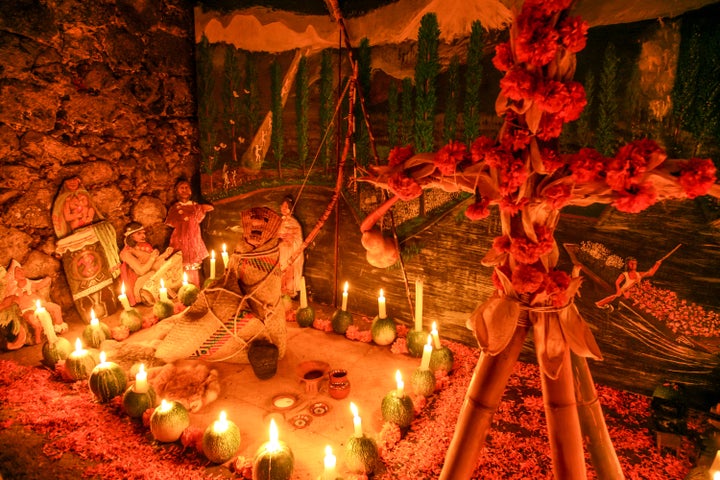 Fiesta de Día de Muertos en San Andrés Mixquic.