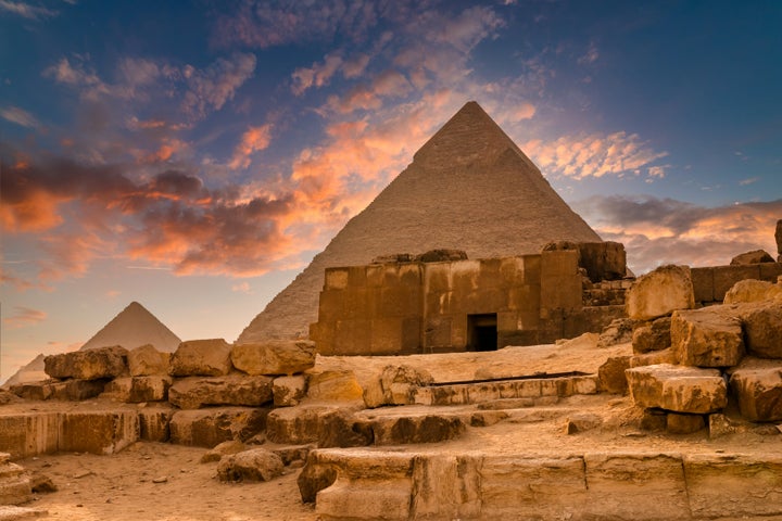 Pirámides de Ginza en Egipto.