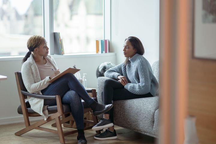 Outside of your close friends and family network, safe people and spaces can include a therapist, group therapist, hotlines, online support groups and more.