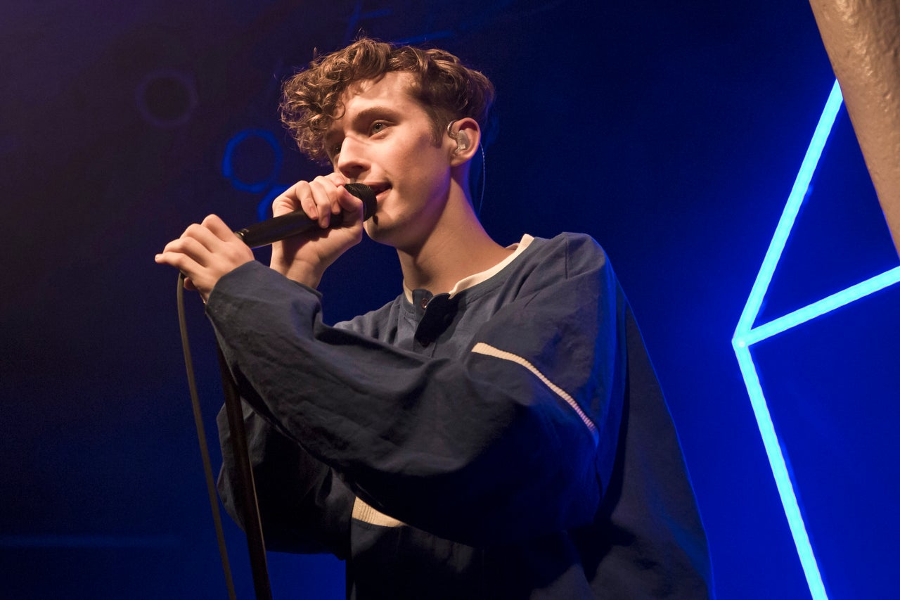 Sivan performs during a concert at the Gretchen on Nov. 26, 2015, in Berlin.