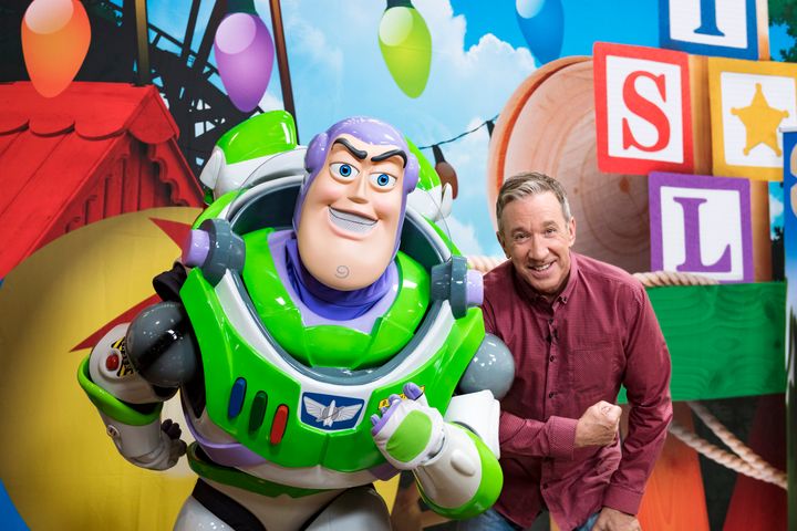 Tim Allen voiced the character of Buzz Lightyear in the "Toy Story" animated franchise.
