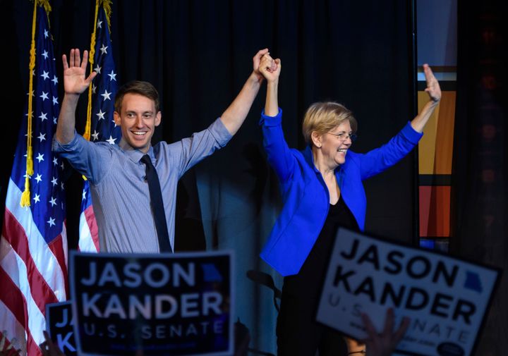 In October 2016, Kander campaigned with Sen. Elizabeth Warren (D-Mass.) during his run for the U.S. Senate in Missouri. 