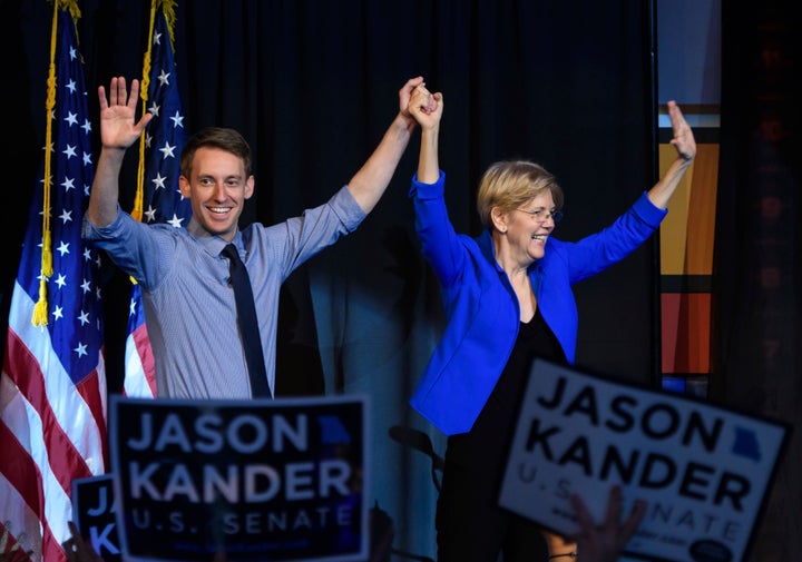 In October 2016, Kander campaigned with Sen. Elizabeth Warren (D-Mass.) during his run for the U.S. Senate in Missouri.