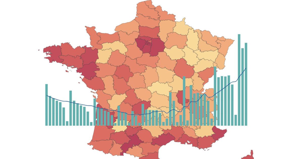 Les chiffres et cartes du Covid-19 en France au 1er juillet 2022