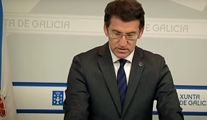 Alberto Núñez Feijóo, en un acto en 2013.