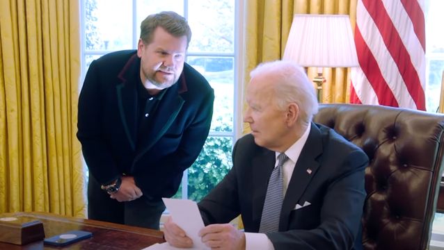 Joe Biden Burns Donald Trump While James Corden Works As His Assistant.jpg
