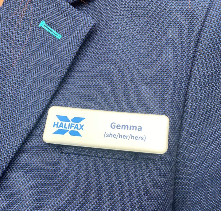 Halifax's new name badges for staff