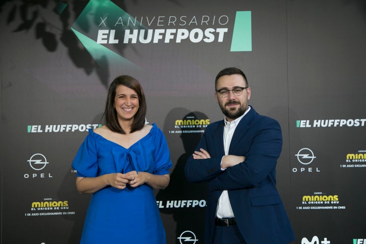 Laura Riestra y Daniel Ventura, subdirectora y director de 'El HuffPost'.
