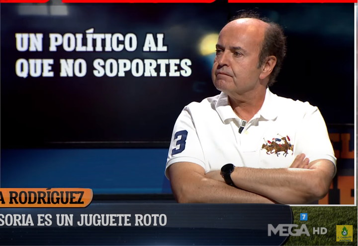 Juanma Rodríguez en 'El Chiringuito'.