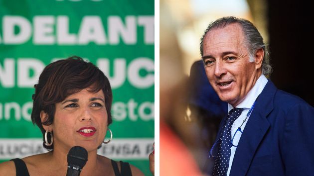 Teresa Rodríguez y José Manuel Soto.