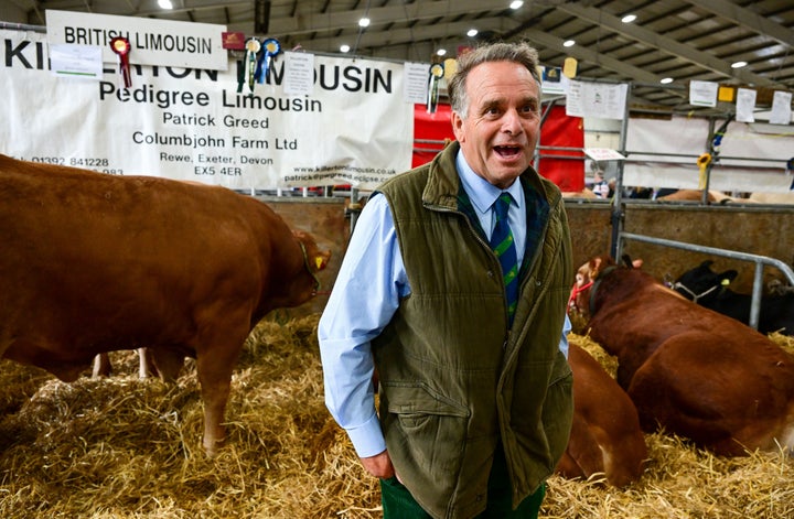 Former MP Neil Parish speaks at Devon County Show calling for Chris Pincher to resign from Parliament.