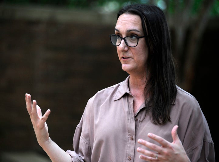 Sydney Duncan, an attorney who specializes in representing LGBTQ people, speaks during an interview in Birmingham, Ala., on June 27, 2022.