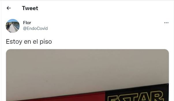 El tuit viral con el nombre de la tienda.