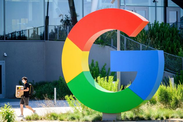 Devant le campus Google à Mountain View, en Californie, le 27 juin 2022.