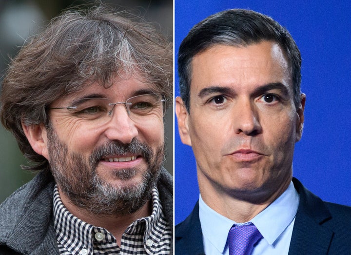 Jordi Évole y Pedro Sánchez.