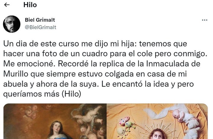 El tuit de Biel Grimalt.