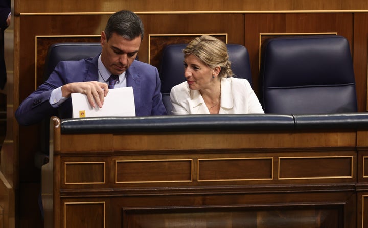 Pedro Sánchez y Yolanda Díaz