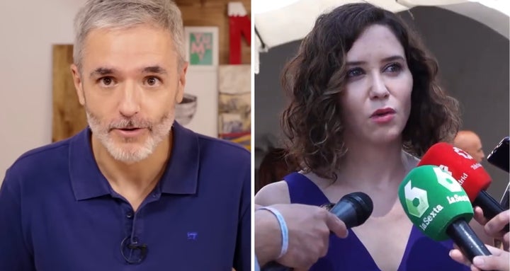 Montaje de Mikel Iturriaga e Isabel Díaz Ayuso.