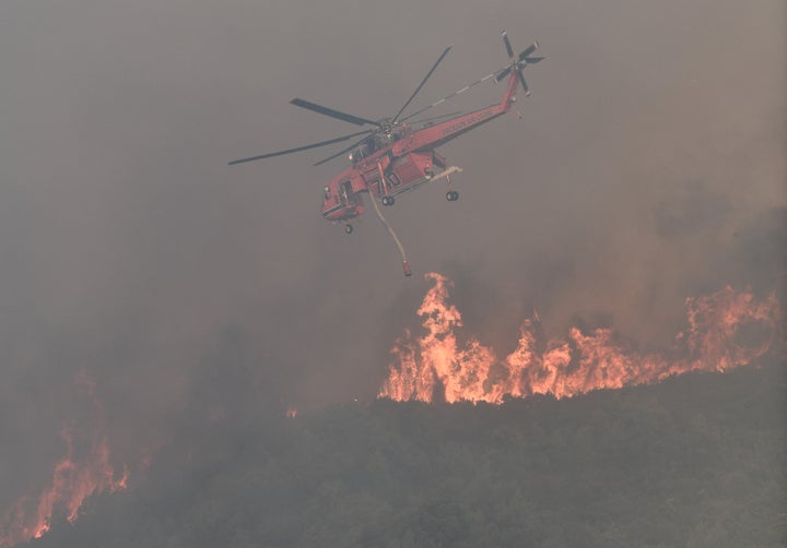 Πυρκαγιά στην Βάλμη Ηλείας, Κυριακή 3 Ιουλίου 2022. (ΓΙΑΝΝΗΣ ΣΠΥΡΟΥΝΗΣ/ILIALIVE.GR/EUROKINISSI)