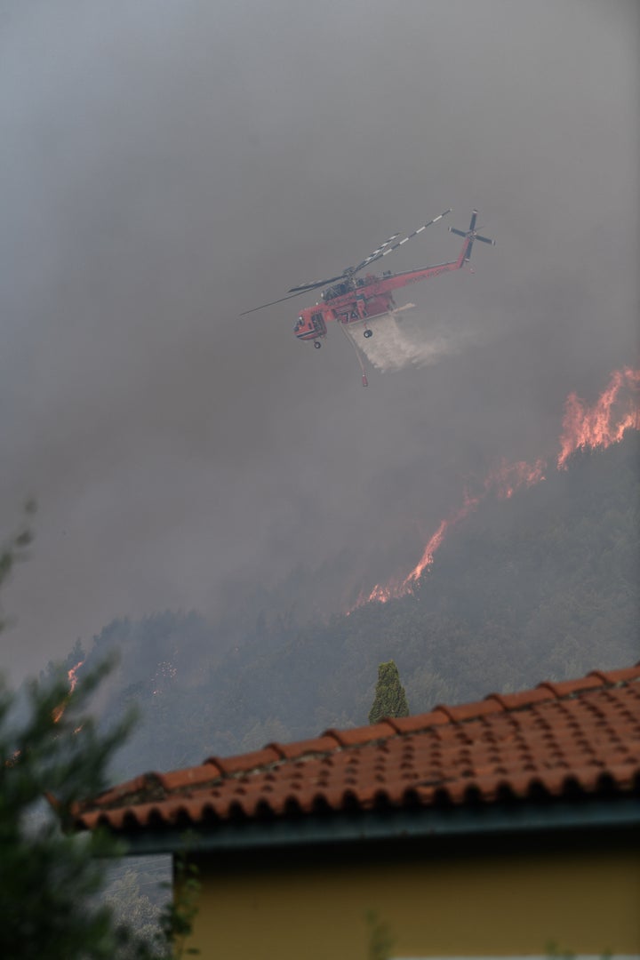 Πυρκαγιά στην Βάλμη Ηλείας, Κυριακή 3 Ιουλίου 2022. (ΓΙΑΝΝΗΣ ΣΠΥΡΟΥΝΗΣ/ILIALIVE.GR/EUROKINISSI)