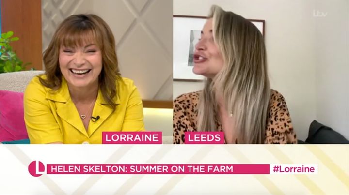 Lorraine Kelly speaks to Helen Skelton
