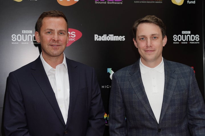 Scott with co-host Chris Stark