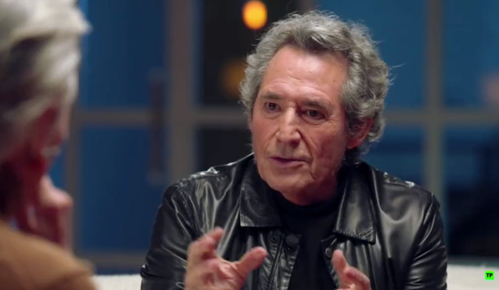 Miguel Ríos, en Movistar con Mercedes Milá.