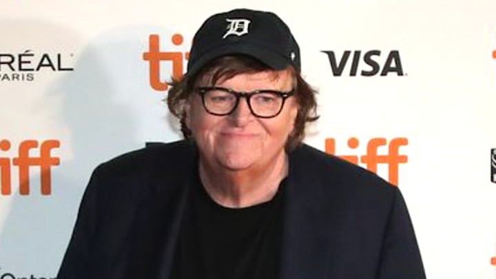 Michael Moore, pictured in 2018, wrote that he "will not shut up" about what he wants for America in a Fourth of July essay.